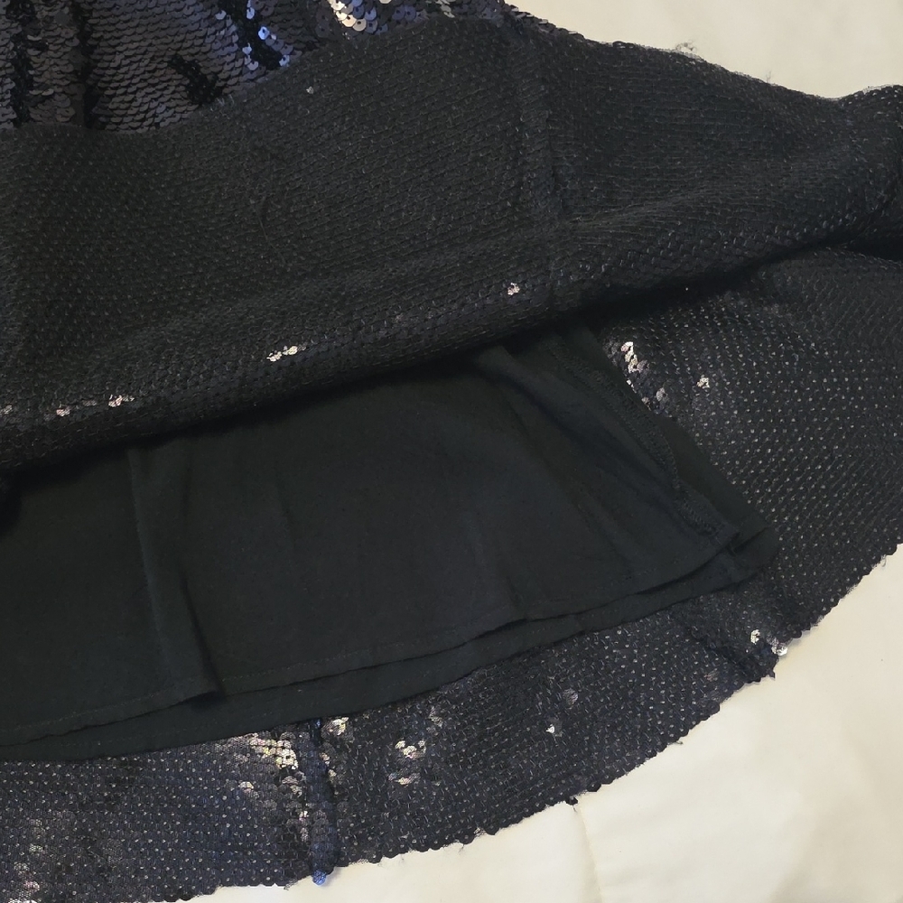 Free People Sequin Mini Dress in Sparkling Blue - Picture 6 of 6